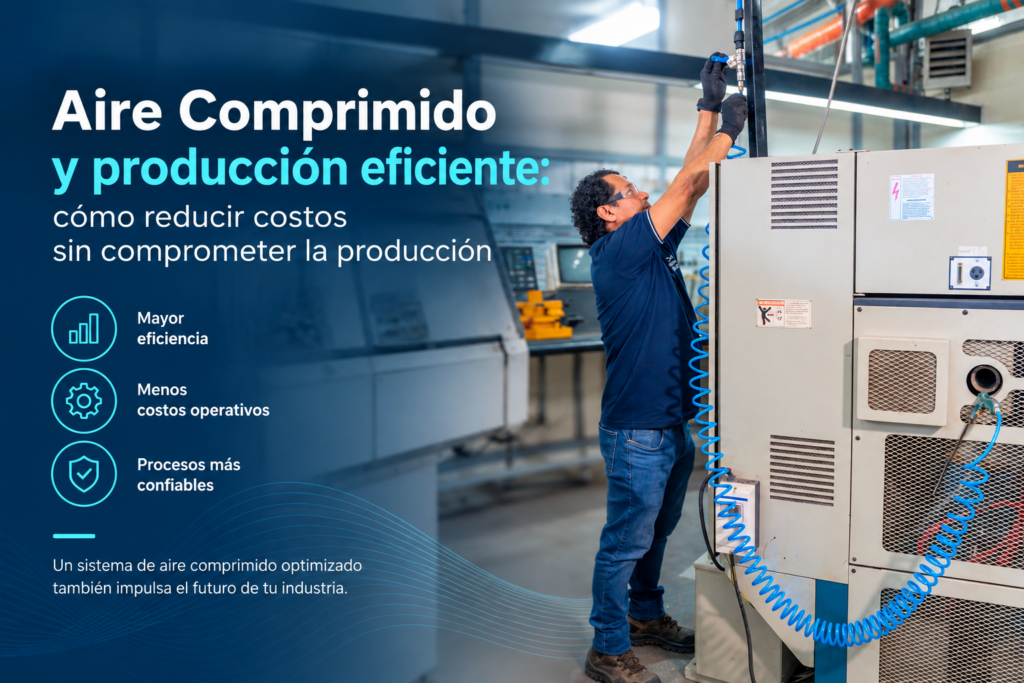 Aire Comprimido y producción eficiente: conocé cómo reducir costos, evitar pérdidas y optimizar tu instalación sin comprometer la producción.
